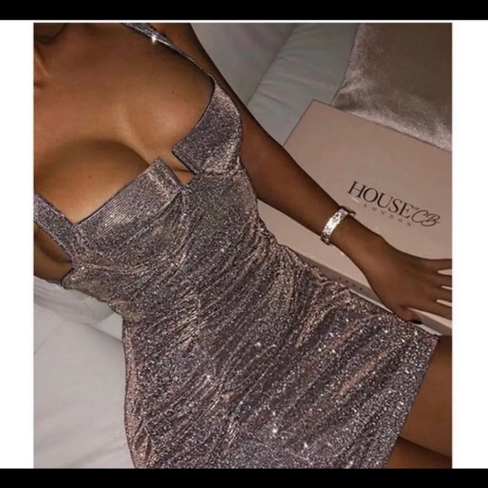 HOUSE OF CB DRESS. Fits a size medium